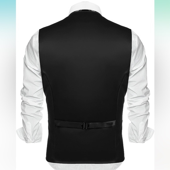 NWT COOFANDY Casual Dress Suit Vest Slim Fit - Picture 7 of 9